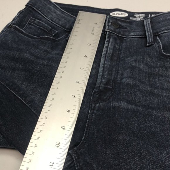 LIKE NEW OLD NAVY ROCKSTAR SKINNY HIGH RISE JEANS 8/29x29 😎 - Picture 7 of 11